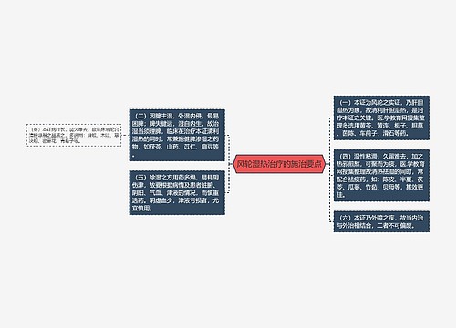 风轮湿热治疗的施治要点