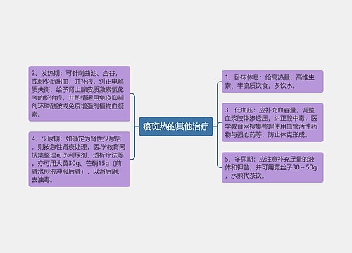 疫斑热的其他治疗