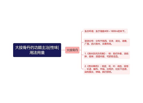 大接骨丹的功能主治|性味|用法用量