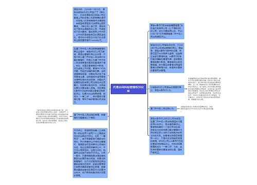 代理合同纠纷管辖权异议案