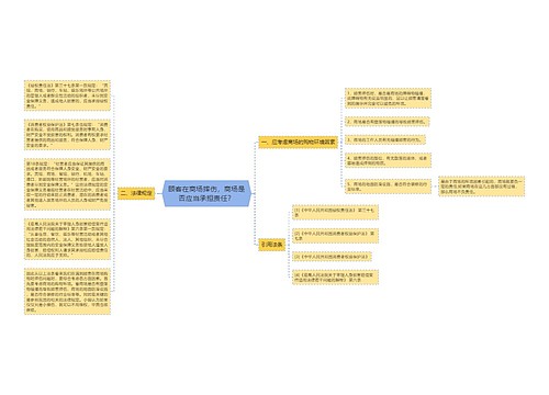 顾客在商场摔伤，商场是否应当承担责任？