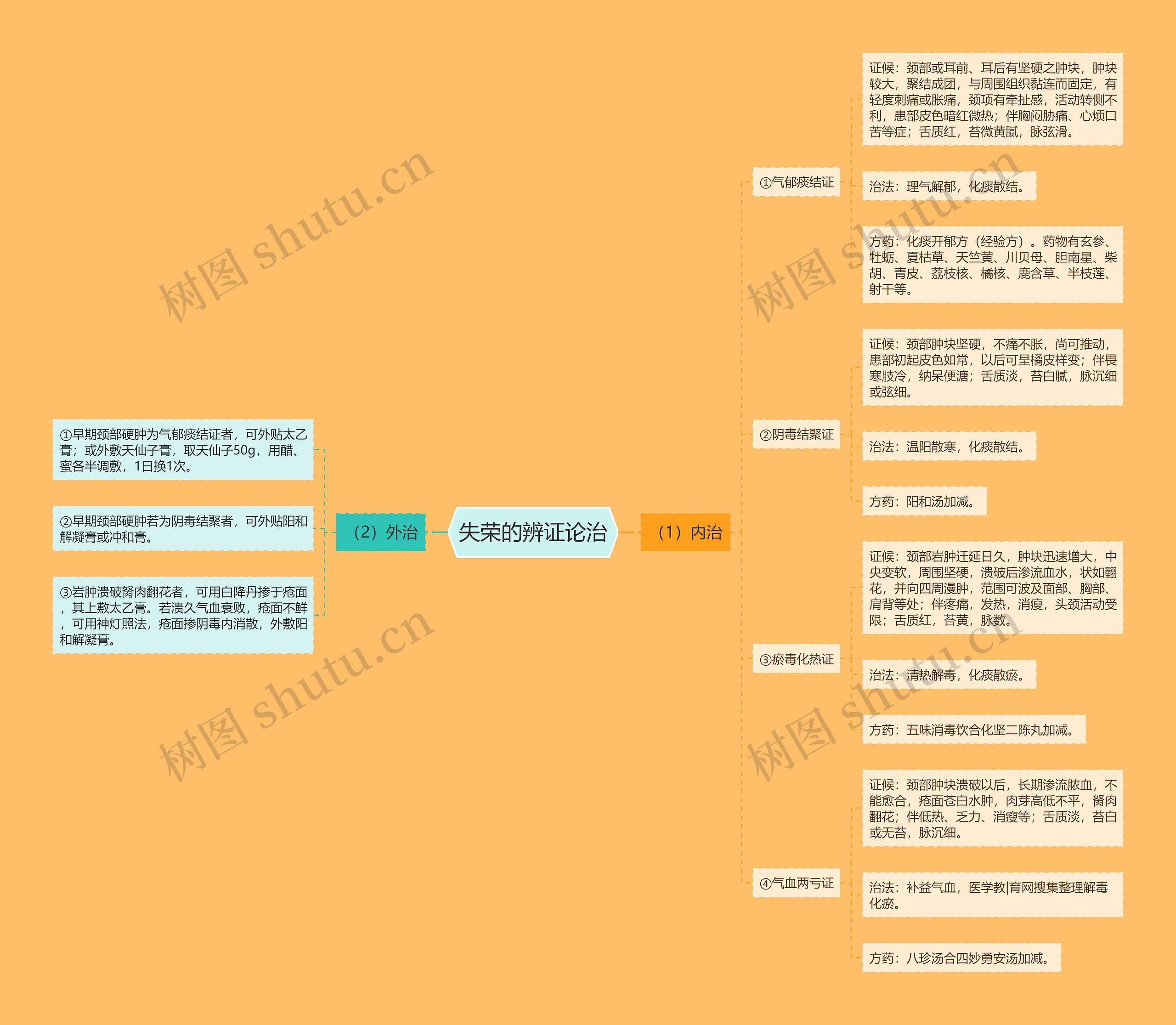 失荣的辨证论治思维导图