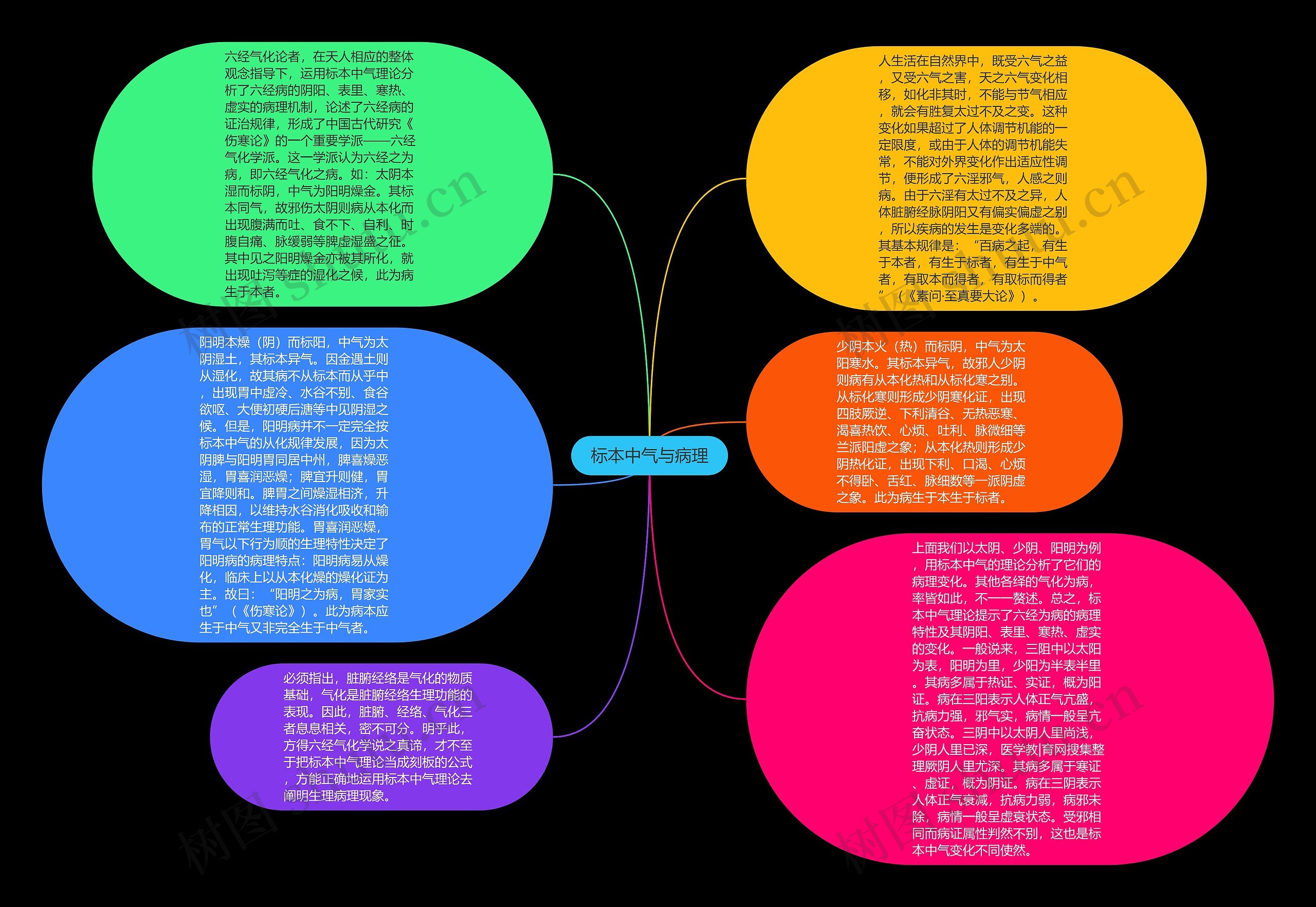 标本中气与病理思维导图