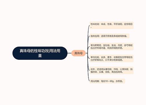 真珠母的性味功效|用法用量