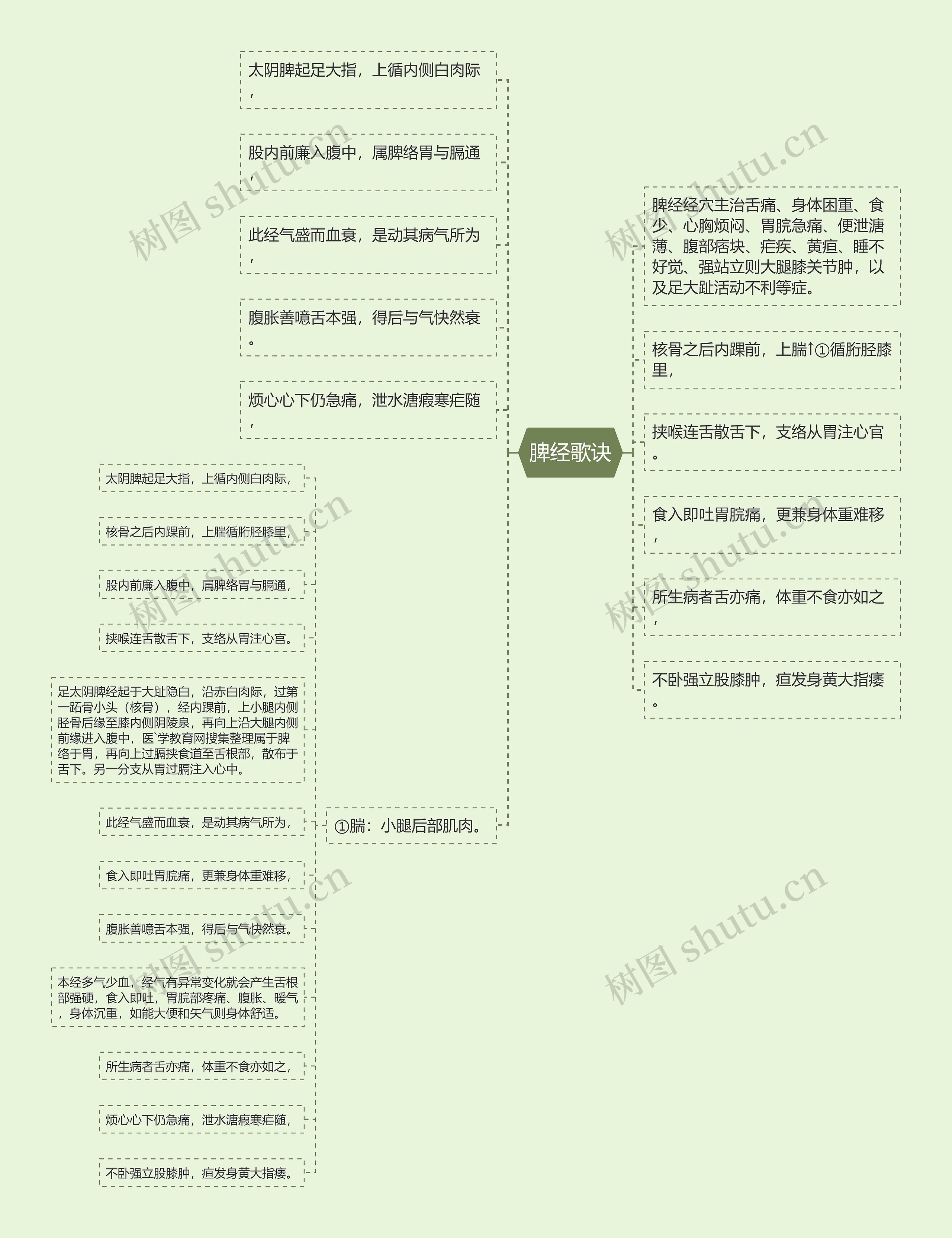 脾经歌诀