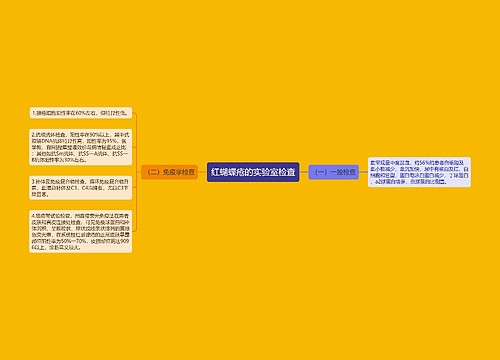 红蝴蝶疮的实验室检查
