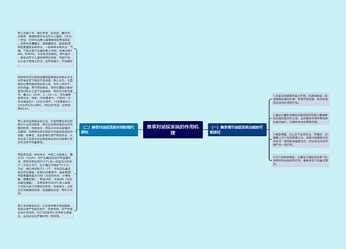 推拿对泌尿系统的作用机理