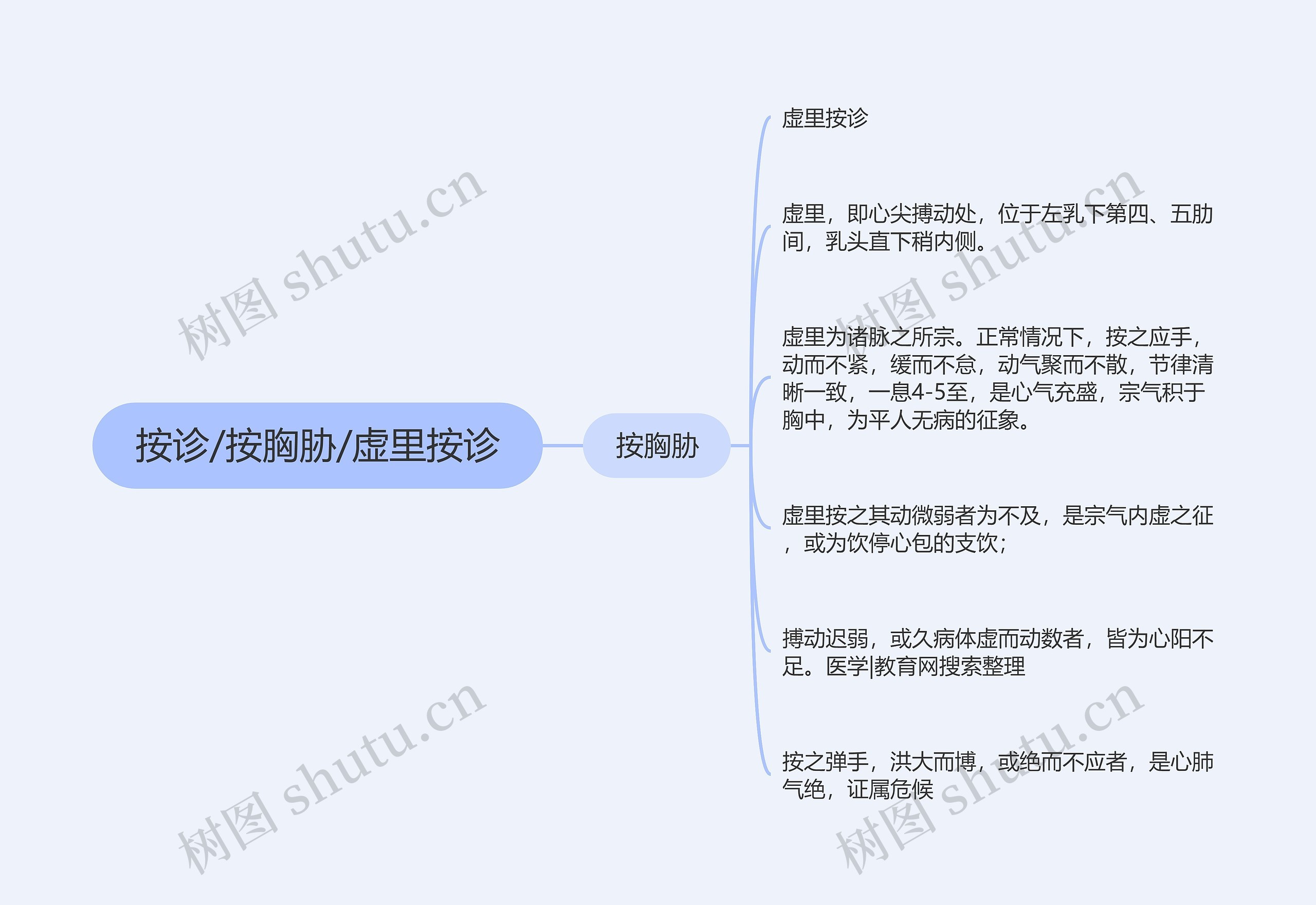 按诊/按胸胁/虚里按诊 按诊/按胸胁/虚里按诊