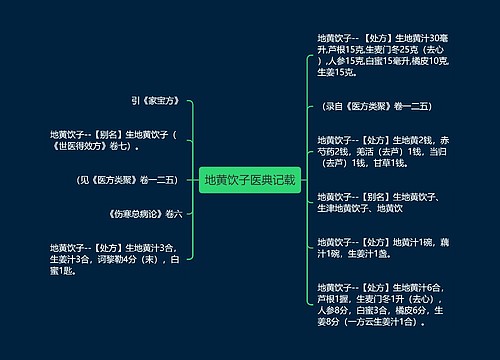 地黄饮子医典记载