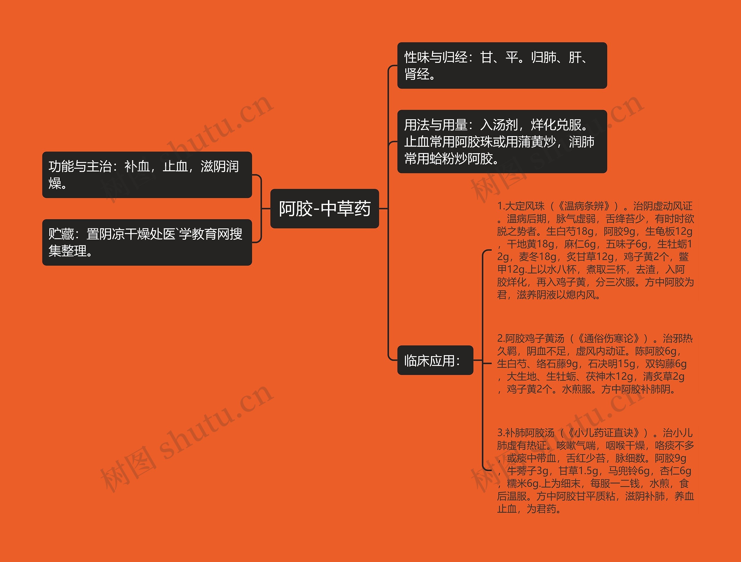 阿胶-中草药 阿胶-中草药