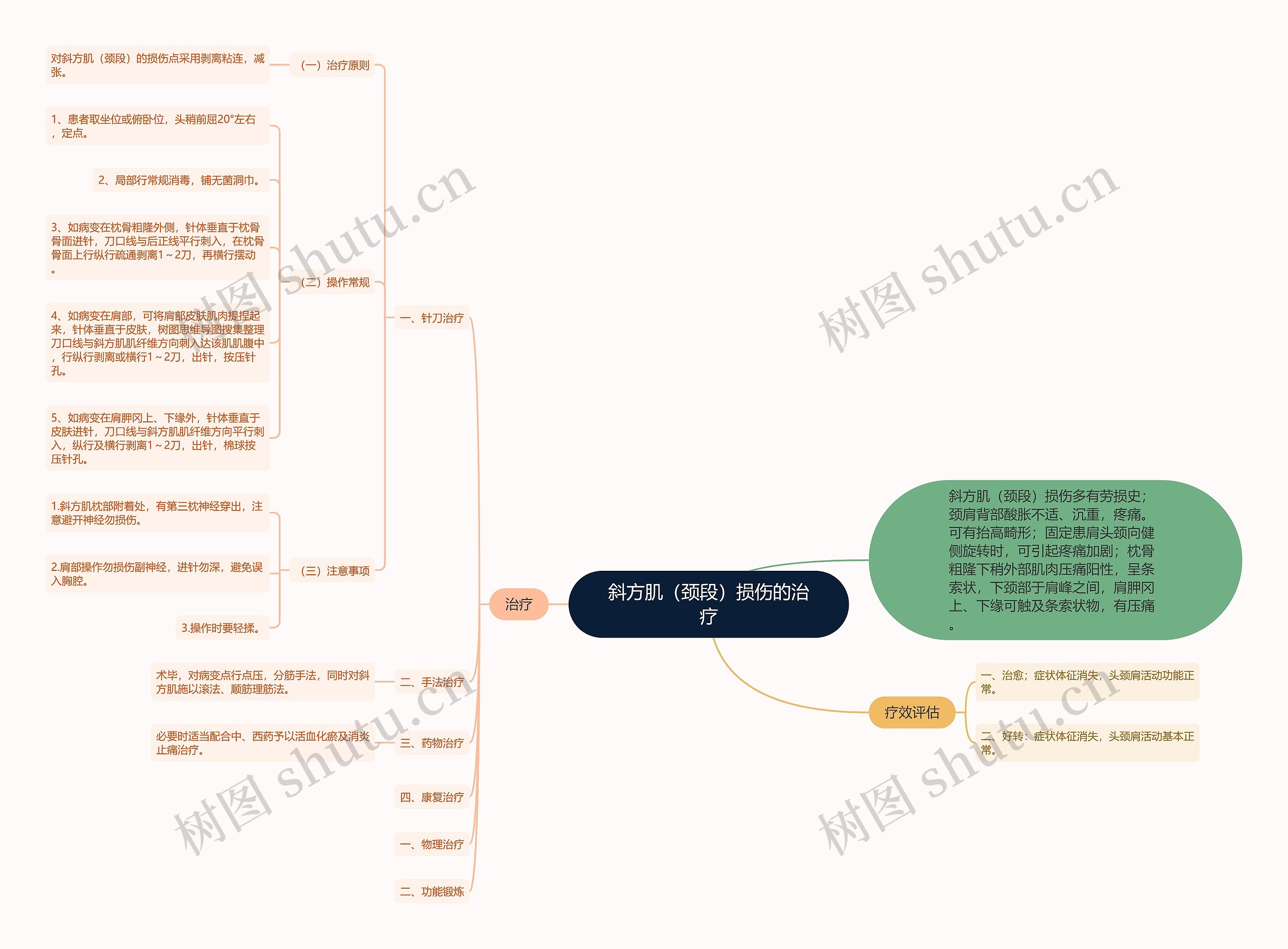 斜方肌(颈段)损伤的治疗 斜方肌(颈段)损伤的治疗