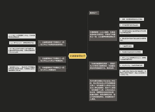 交通肇事罪处罚