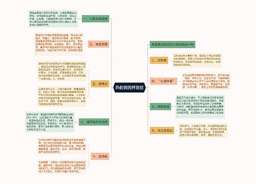 热射病的并发症