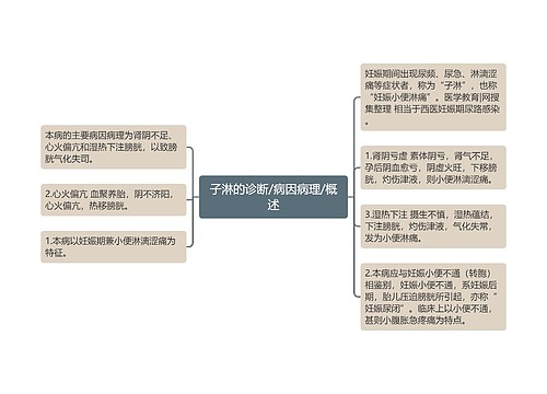 子淋的诊断/病因病理/概述