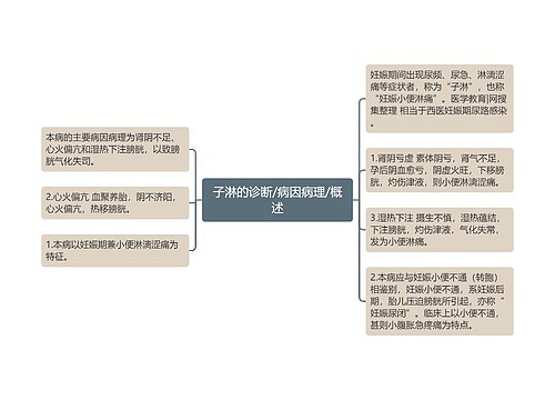 子淋的诊断/病因病理/概述