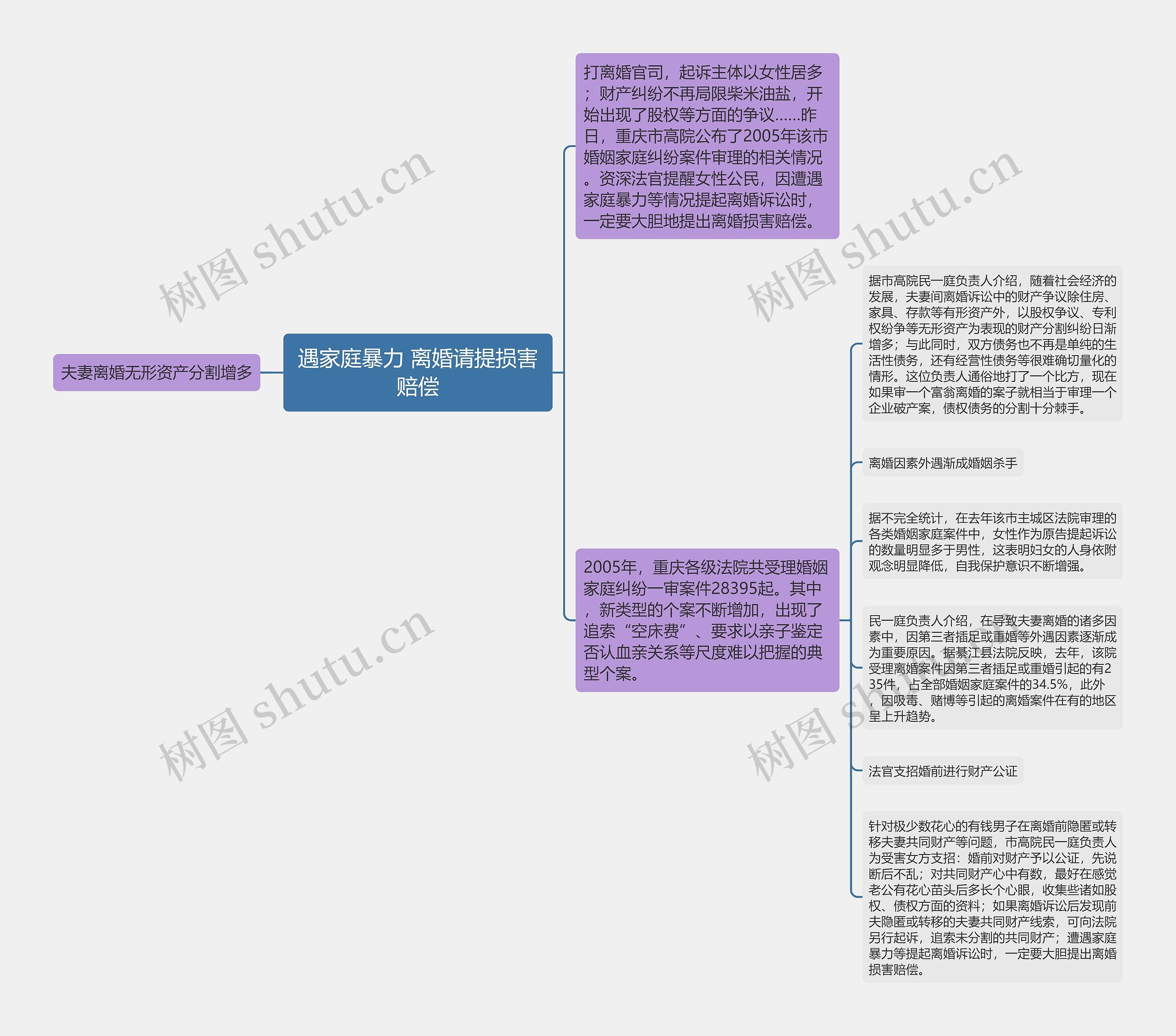 遇家庭暴力 离婚请提损害赔偿