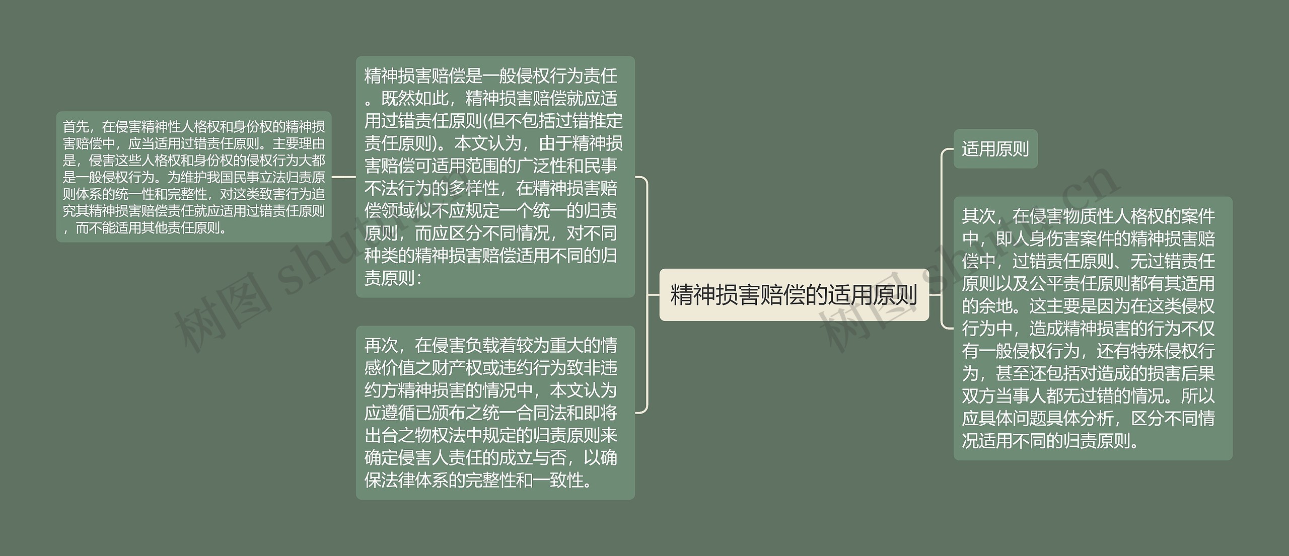 精神损害赔偿的适用原则 精神损害赔偿的适用原则