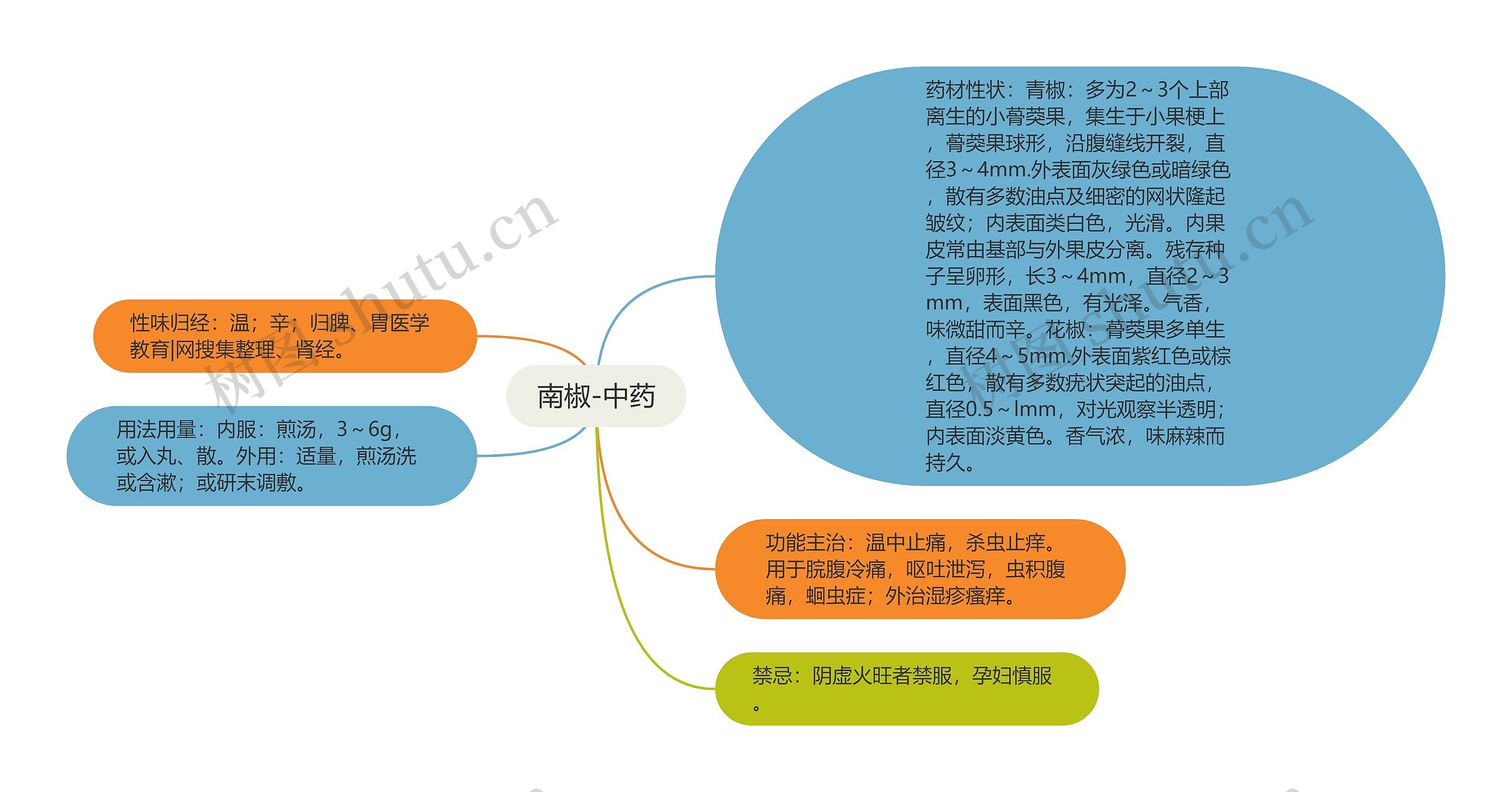 南椒-中药思维导图