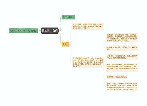 果实类—白麻