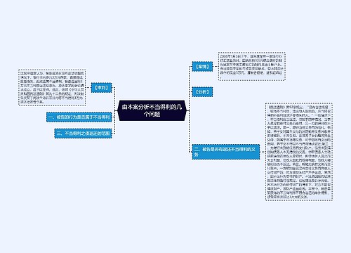 由本案分析不当得利的几个问题