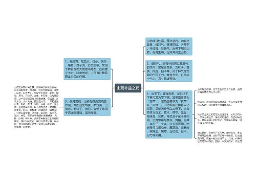 山药补益之药