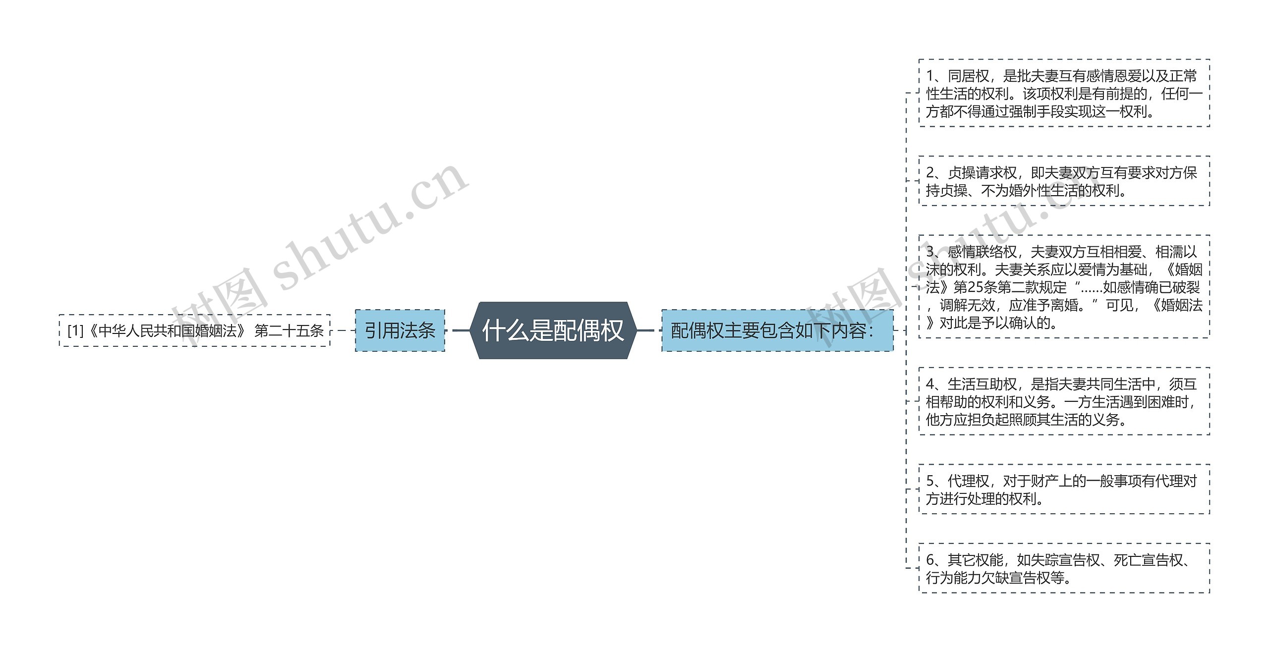 什么是配偶权思维导图