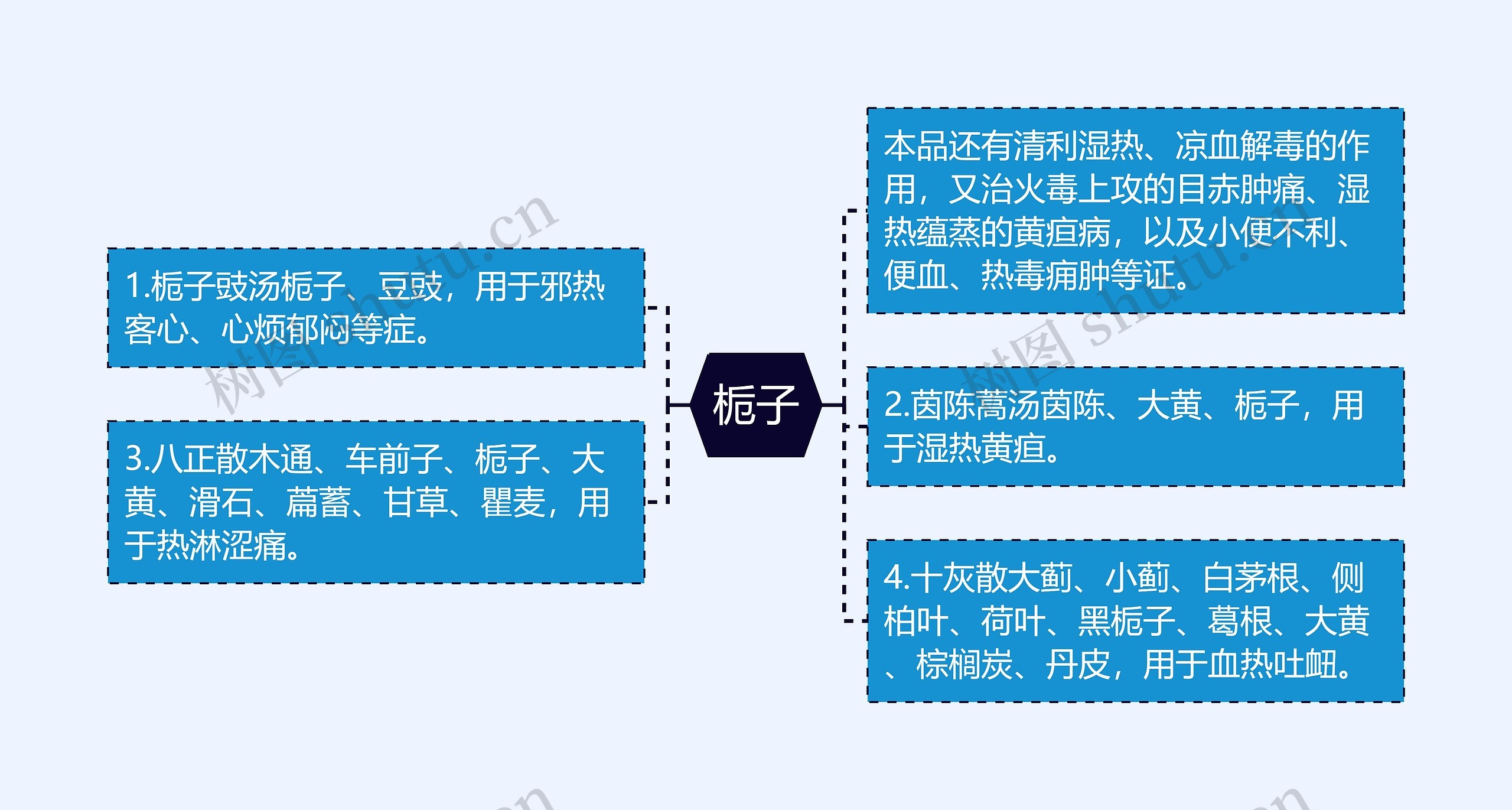 栀子思维导图