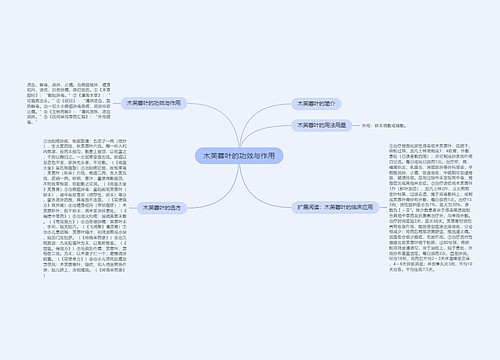 木芙蓉叶的功效与作用