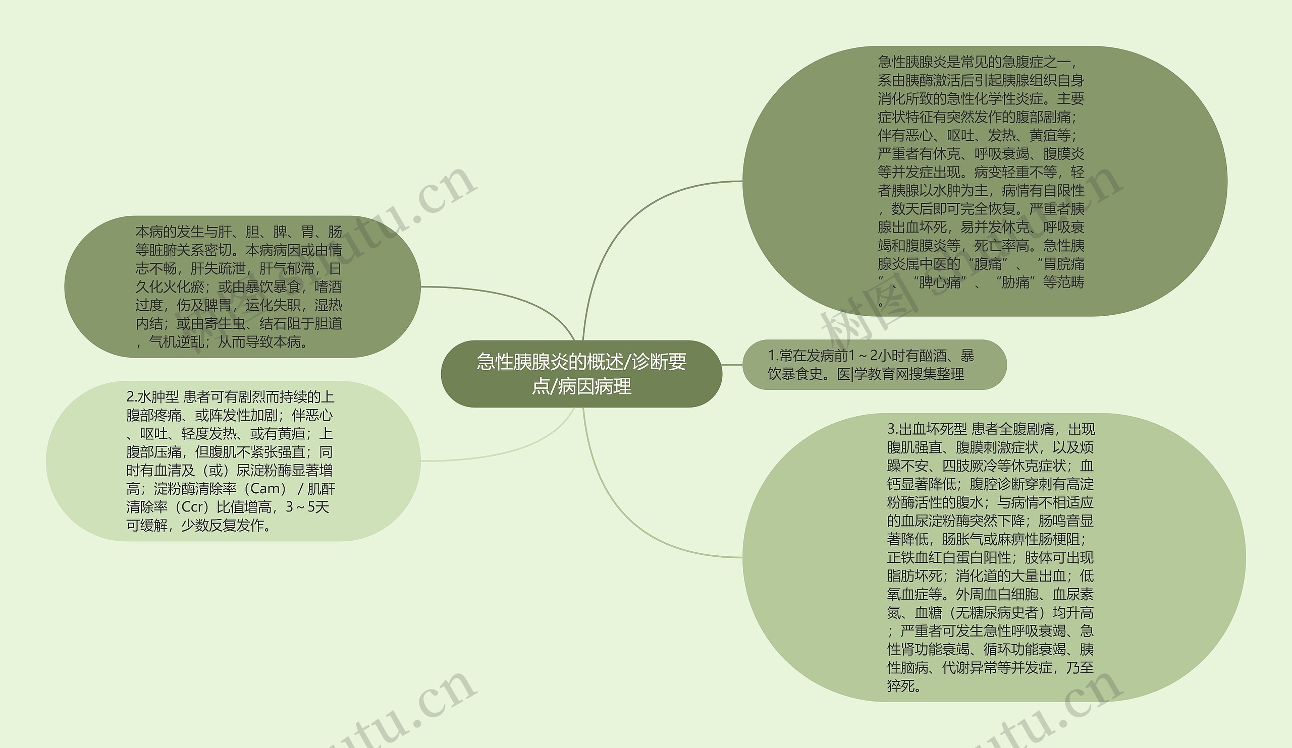 急性胰腺炎的概述/诊断要点/病因病理