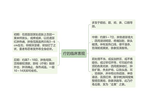 疔的临床表现