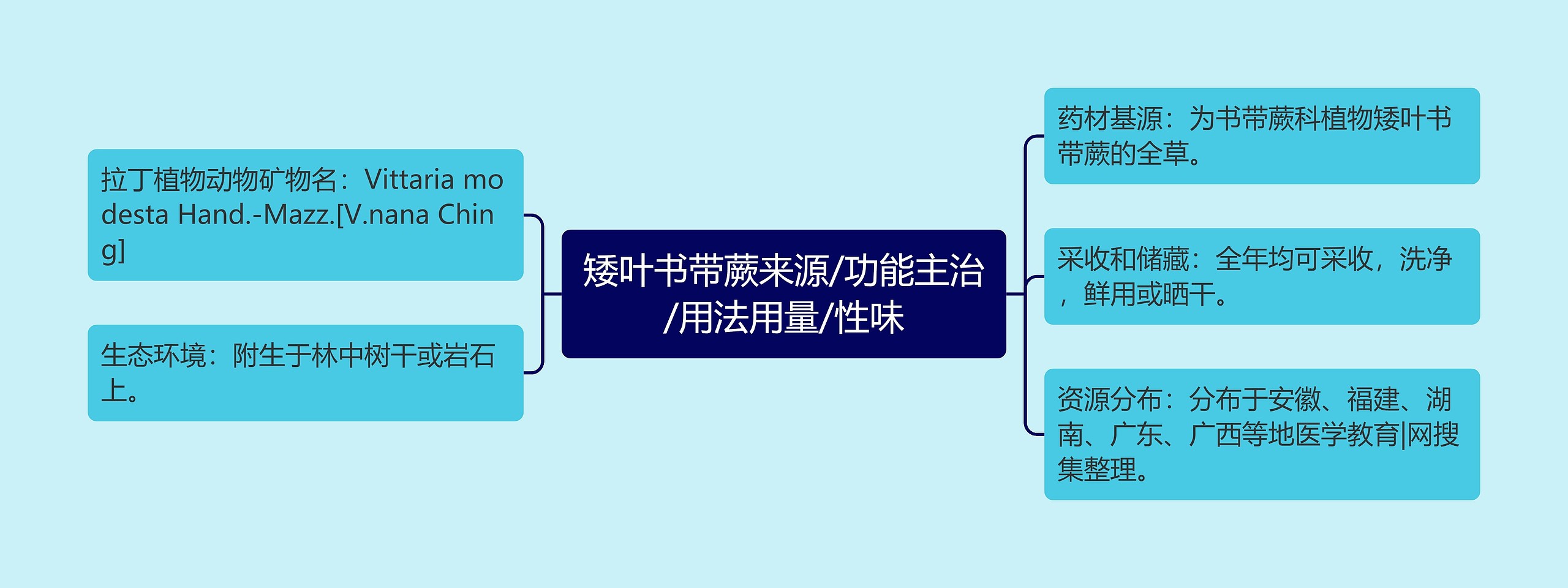 矮叶书带蕨来源/功能主治/用法用量/性味