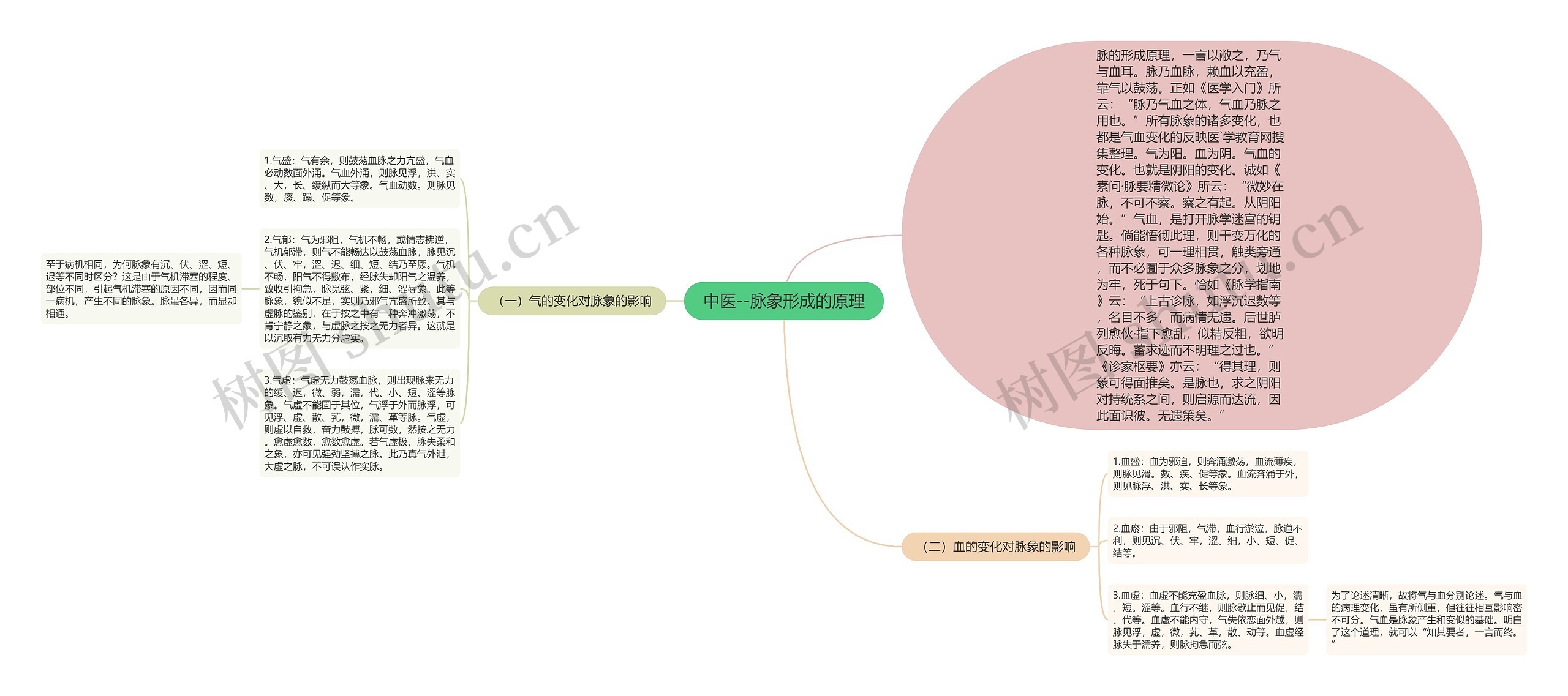 中医--脉象形成的原理 中医--脉象形成的原理