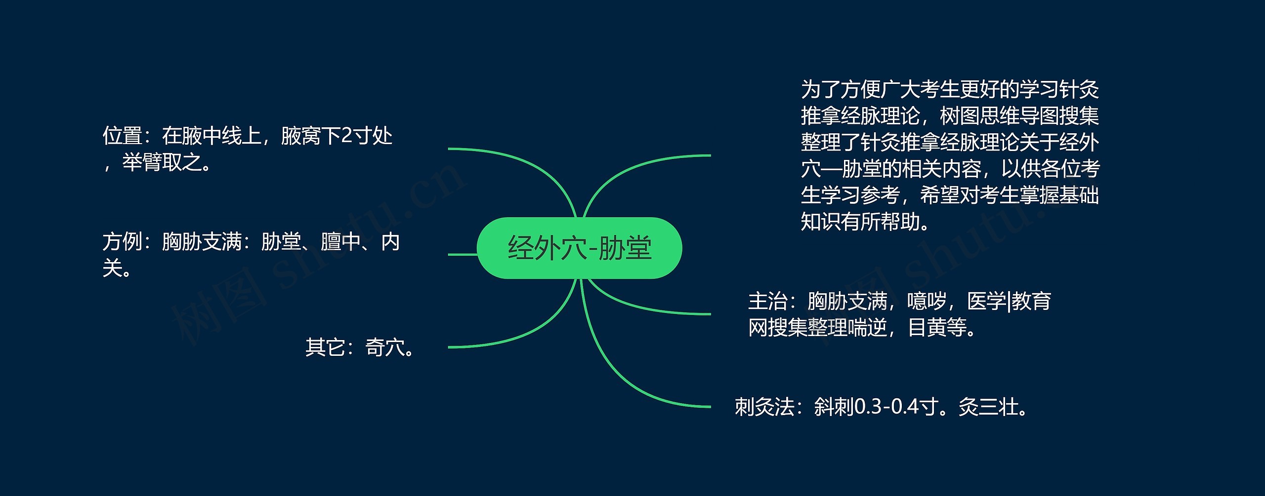 经外穴-胁堂 经外穴-胁堂