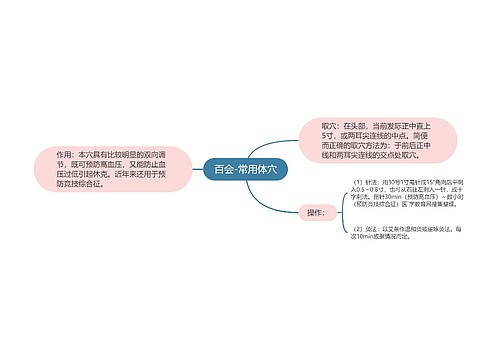 百会-常用体穴