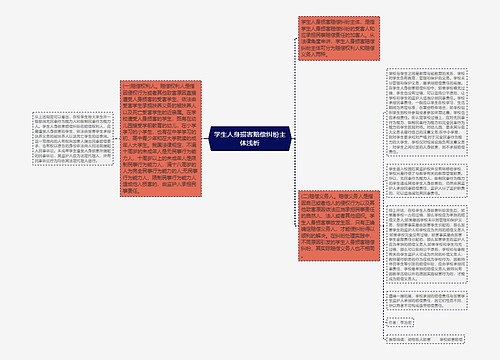 学生人身损害赔偿纠纷主体浅析