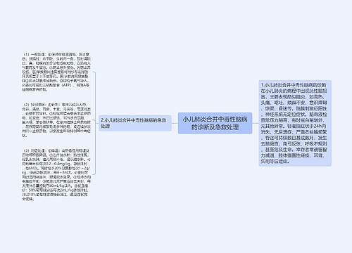 小儿肺炎合并中毒性脑病的诊断及急救处理