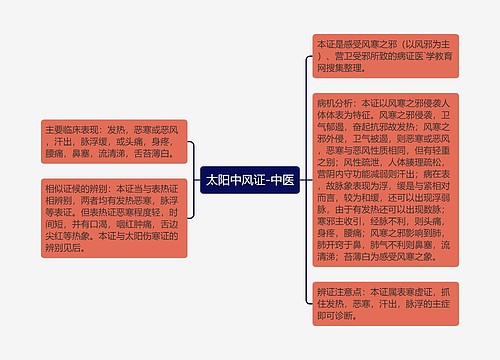 太阳中风证-中医