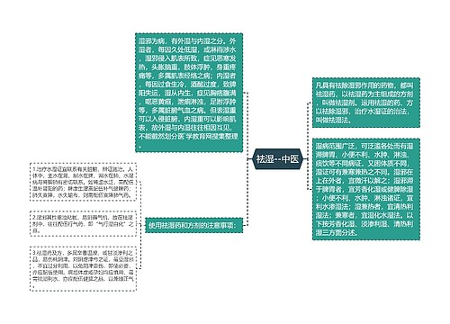 祛湿--中医