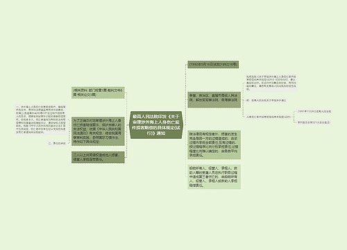 最高人民法院印发《关于审理涉外海上人身伤亡案件损害赔偿的具体规定(试行)》通知