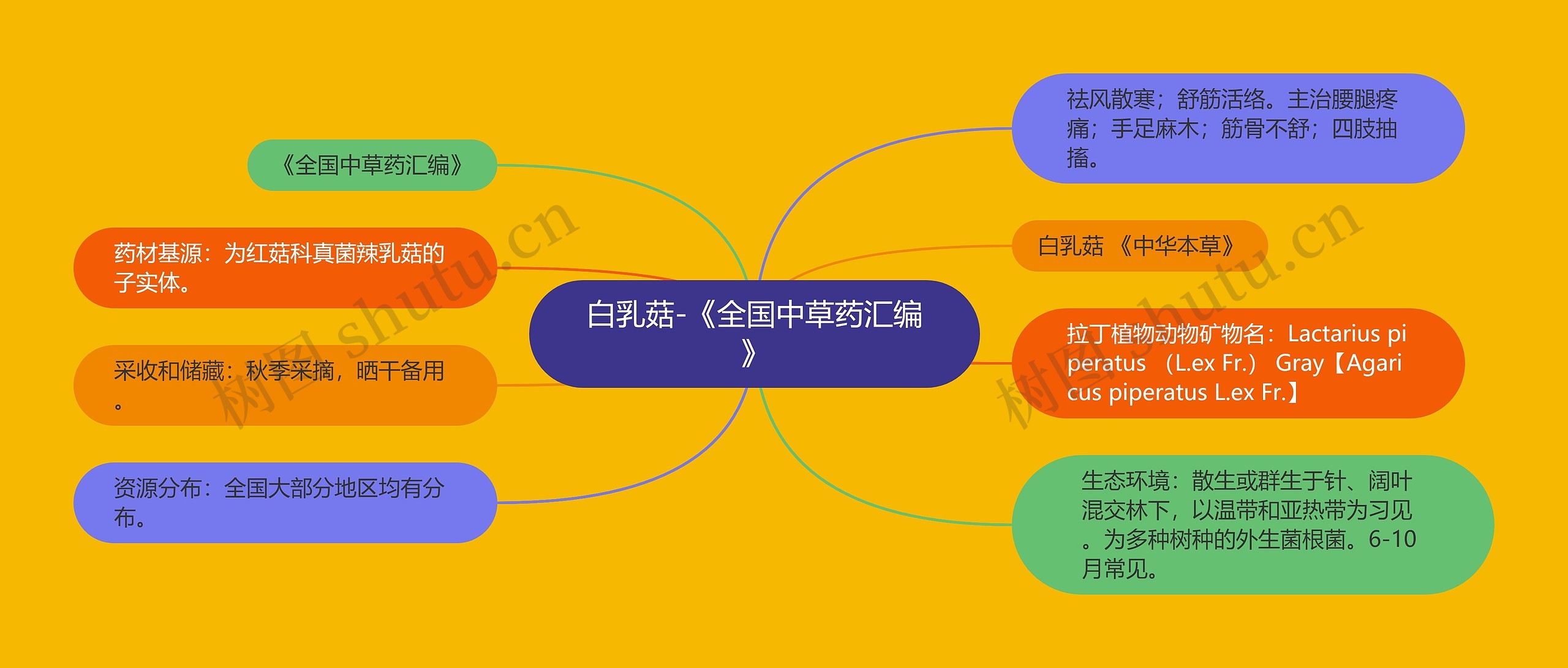 白乳菇-《全国中草药汇编》