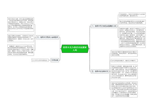 信用卡无力偿还会连累家人吗