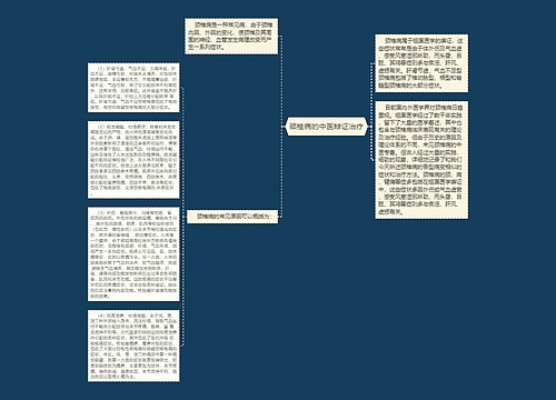 颈椎病的中医辩证治疗