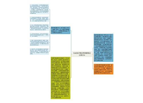 构成医疗事故罪需要哪些证据材料