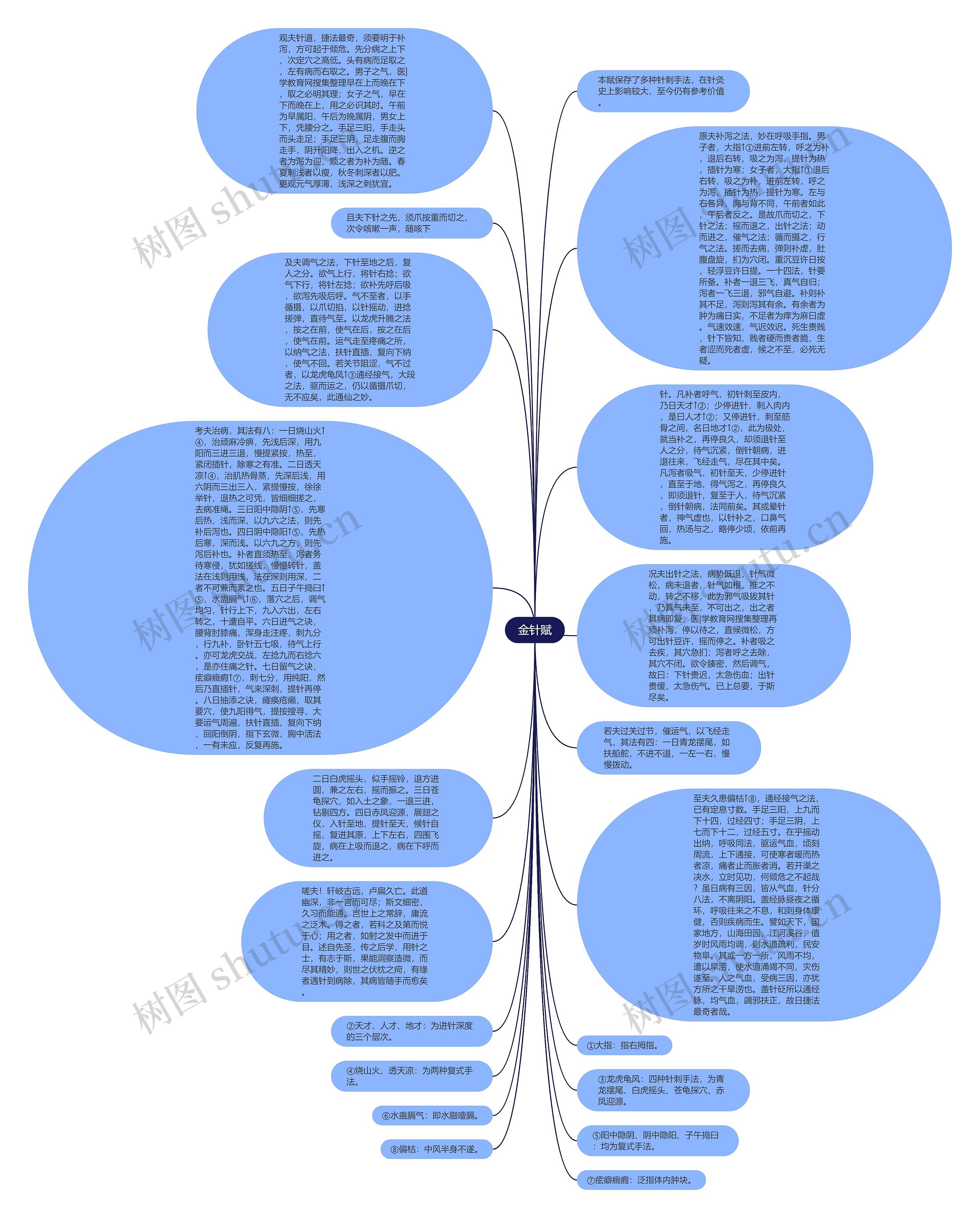 金针赋思维导图
