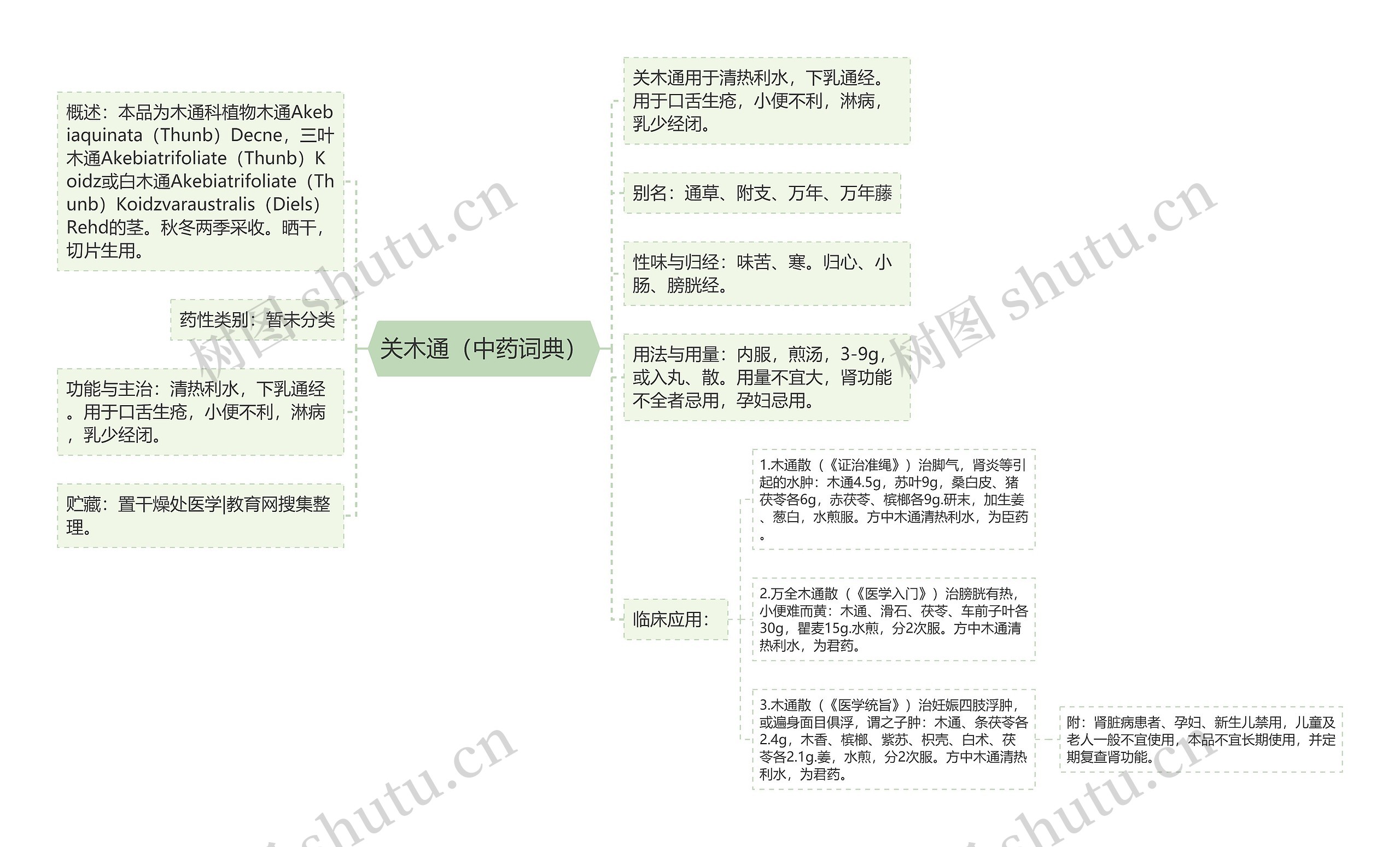 关木通（中药词典）