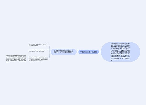 中医方剂治疗小儿遗尿