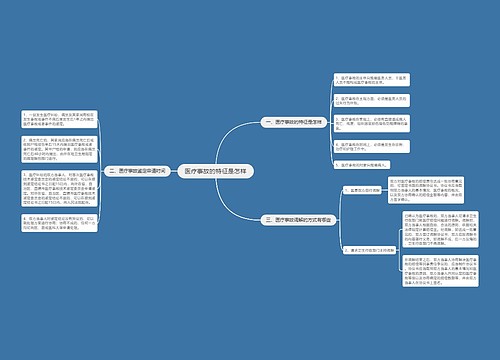 医疗事故的特征是怎样