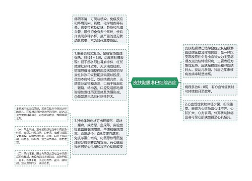 皮肤黏膜淋巴结综合症