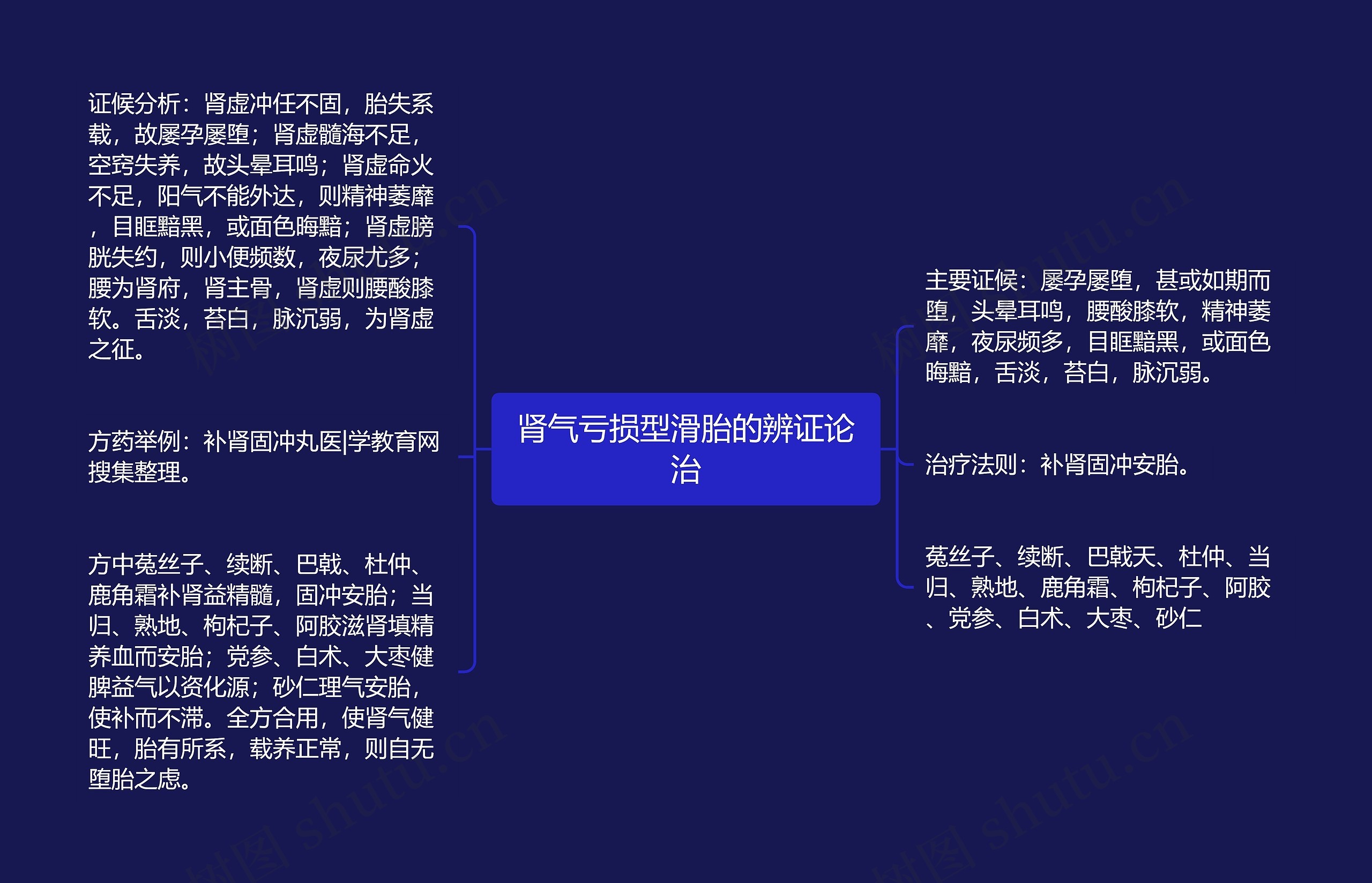 肾气亏损型滑胎的辨证论治