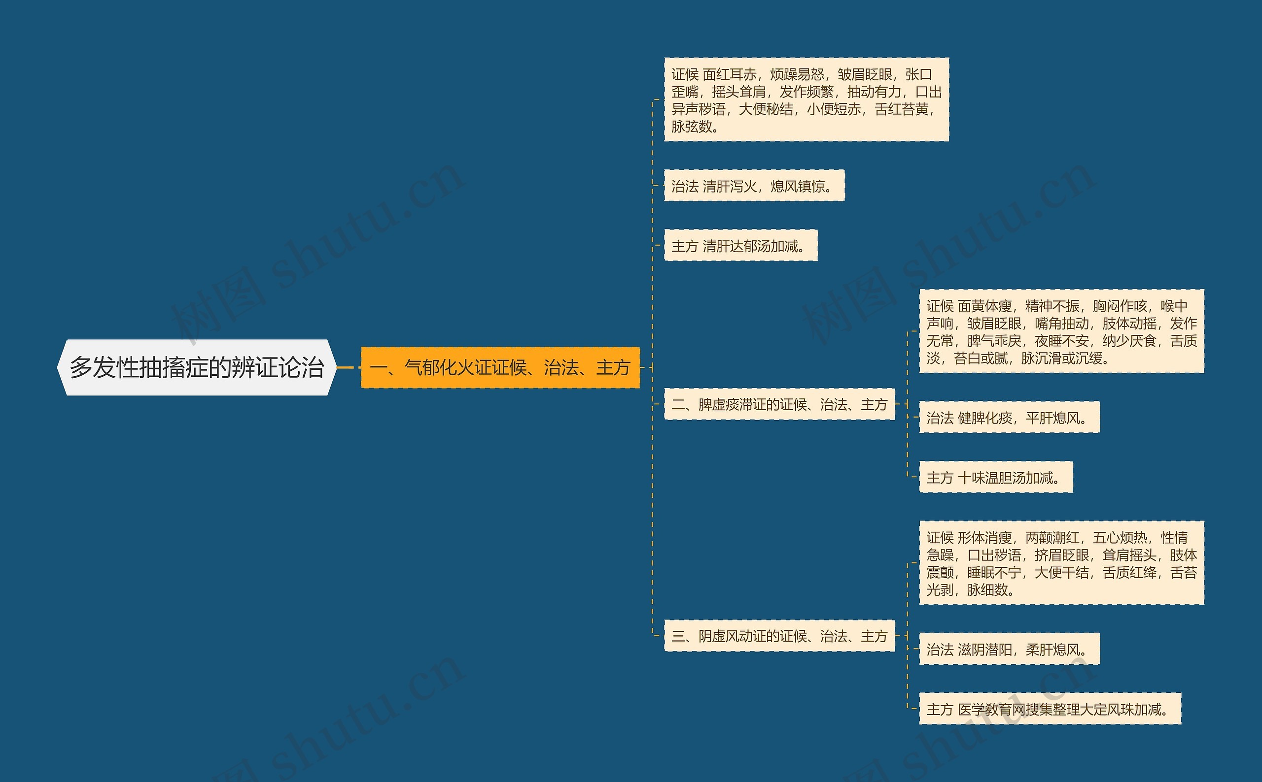 多发性抽搐症的辨证论治